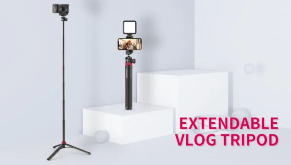 Ulanzi MT-44 Extend Livestream Tripod Stand 57.6 inch Tripod with Phone Mount Holder Vertical Shooting Phone DSlR Camera Tripods